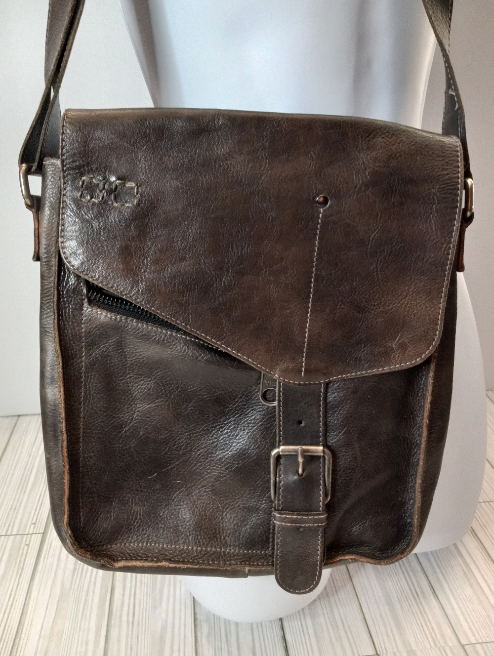 Bed Stu Venice Beach Leather Boho Crossbody Bag - Picture 2 of 15
